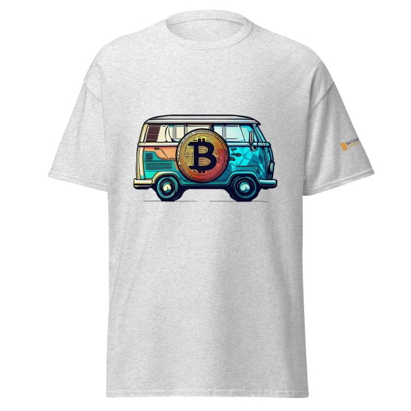 VW Camper Van Bitcoin Logo Tee - Image 36