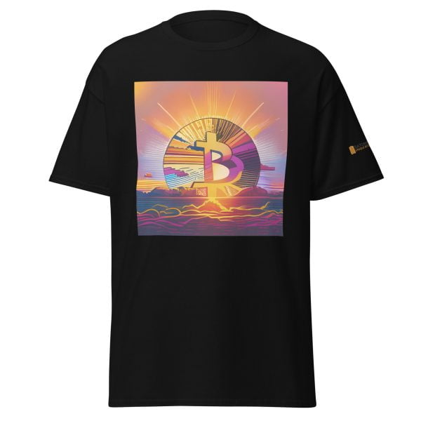 Neon Sunrise Bitcoin Tee - Image 2