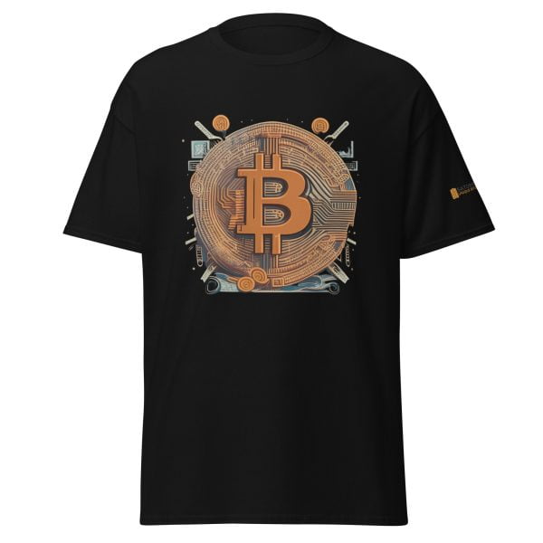 Abstract Bitcoin Logo Tee - Image 2