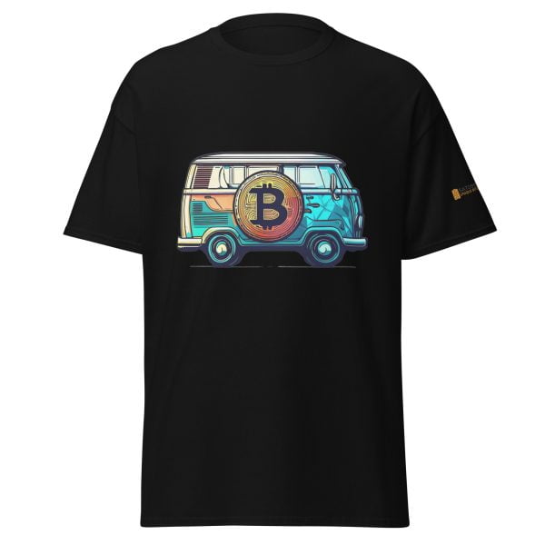 VW Camper Van Bitcoin Logo Tee - Image 3