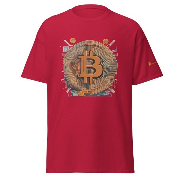 Abstract Bitcoin Logo Tee - Image 8