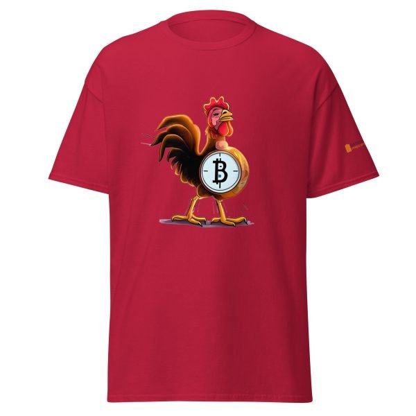 Wake Up To Bitcoin Cockrel Tee - Image 11