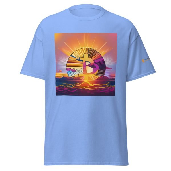 Neon Sunrise Bitcoin Tee