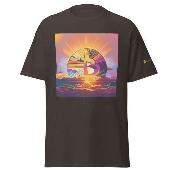 Neon Sunrise Bitcoin Tee - Image 8