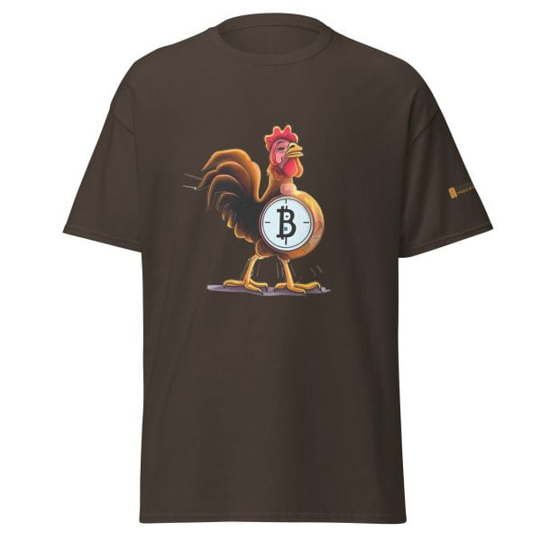 Wake Up To Bitcoin Cockrel Tee - Image 9