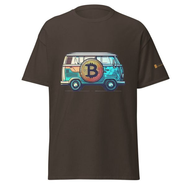 VW Camper Van Bitcoin Logo Tee - Image 8