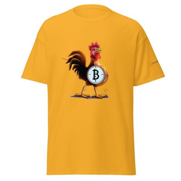 Wake Up To Bitcoin Cockrel Tee