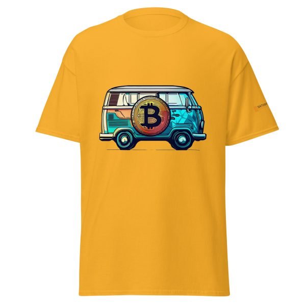 VW Camper Van Bitcoin Logo Tee - Image 28