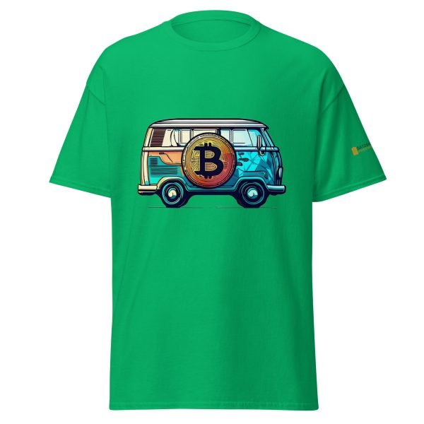 VW Camper Van Bitcoin Logo Tee - Image 22