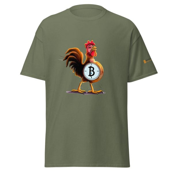 Wake Up To Bitcoin Cockrel Tee - Image 19