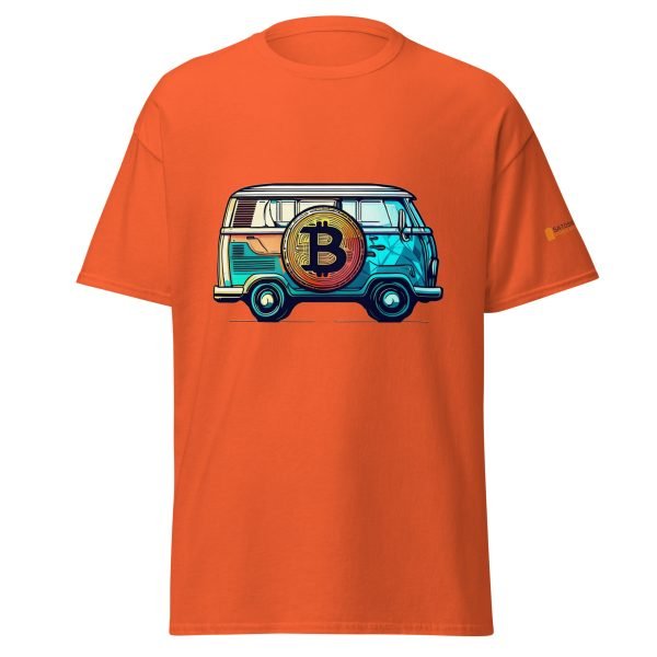 VW Camper Van Bitcoin Logo Tee - Image 20