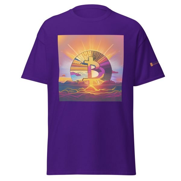 Neon Sunrise Bitcoin Tee - Image 6