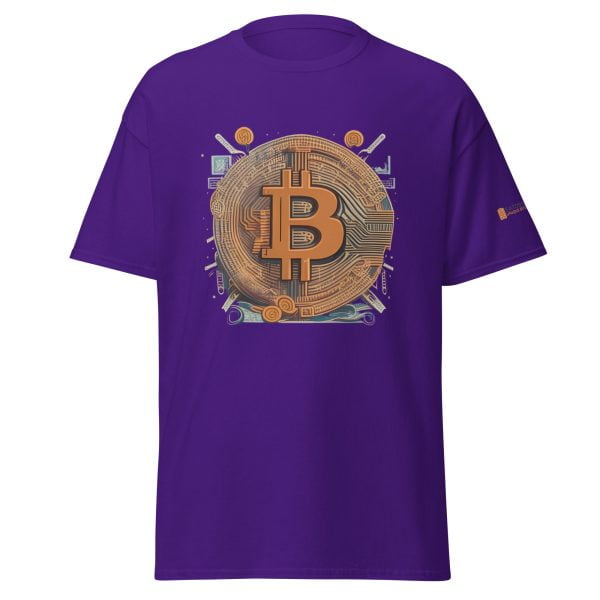 Abstract Bitcoin Logo Tee - Image 6