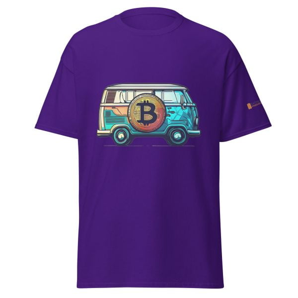 VW Camper Van Bitcoin Logo Tee - Image 6