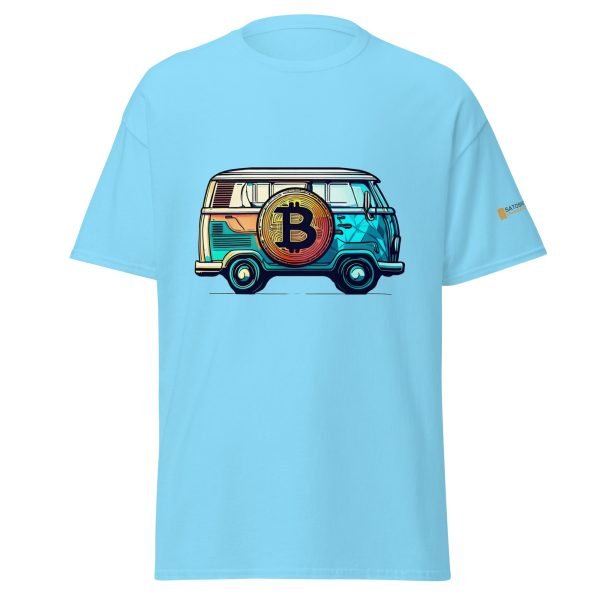 VW Camper Van Bitcoin Logo Tee - Image 32