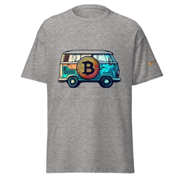 VW Camper Van Bitcoin Logo Tee - Image 30