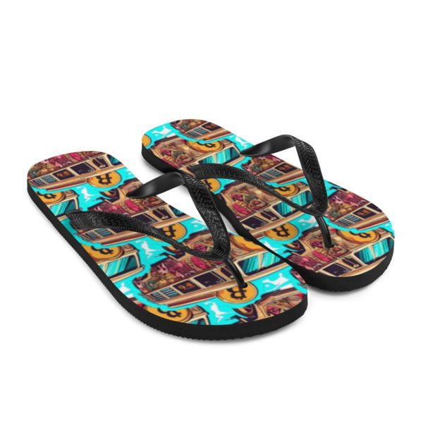 Bitcoin Camper Van Flip-Flops - Image 3