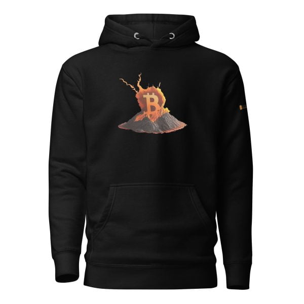 Bitcoin Volcano Hoodie - Image 3